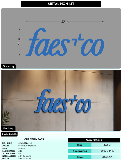 CUSTOM MOCKUP SIGN FOR Christian Faes