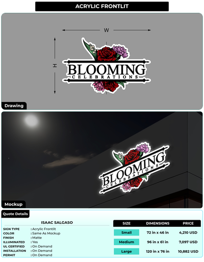 CUSTOM MOCKUP SIGN FOR Isaac salgaso