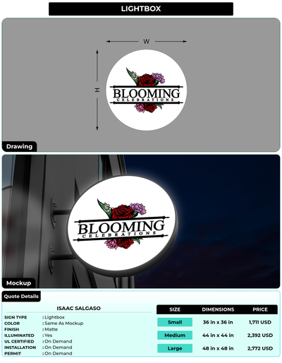 CUSTOM MOCKUP SIGN FOR Isaac salgaso