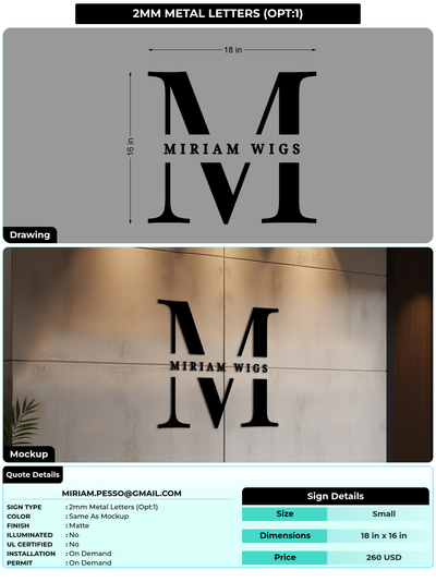 CUSTOM MOCKUP SIGN FOR miriam.pesso@gmail.com