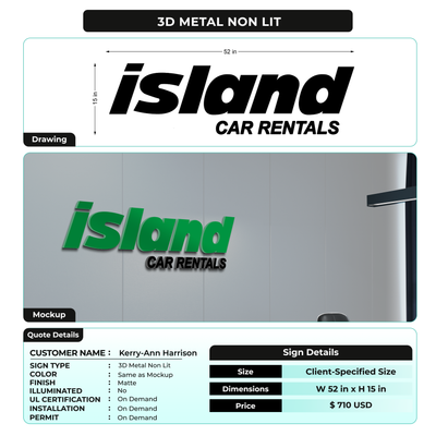 CUSTOM MOCKUP SIGN FOR Kerry-Ann Harrison
