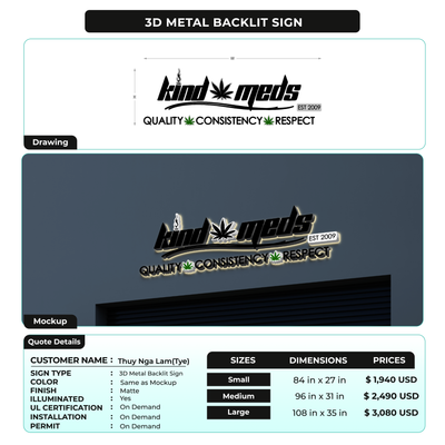 custom signs for Thuy Nga Lam(Tye)