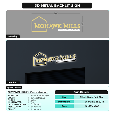 Custom Signs for Deana Mancini