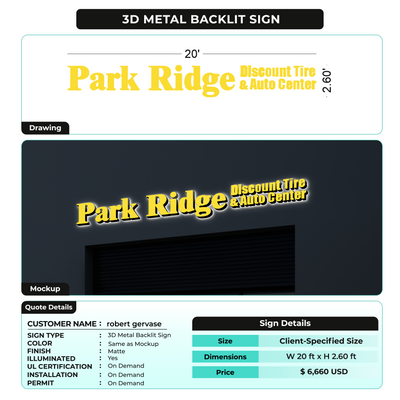 Custom Signs for robert gervase