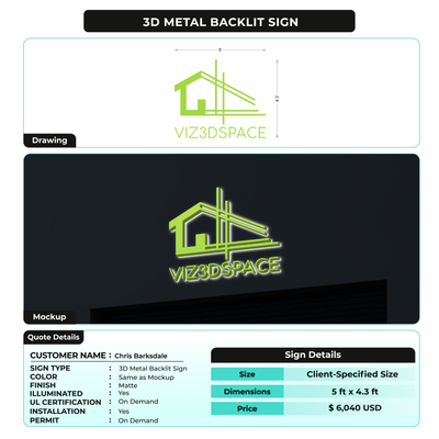 Custom Signs For Chris Barksdale