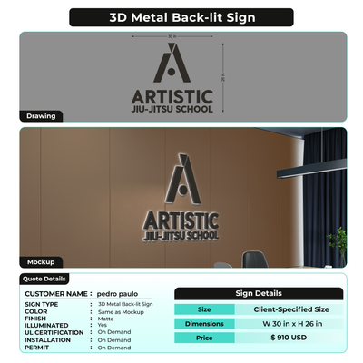 Custom Signs For pedro paulo dias clementino