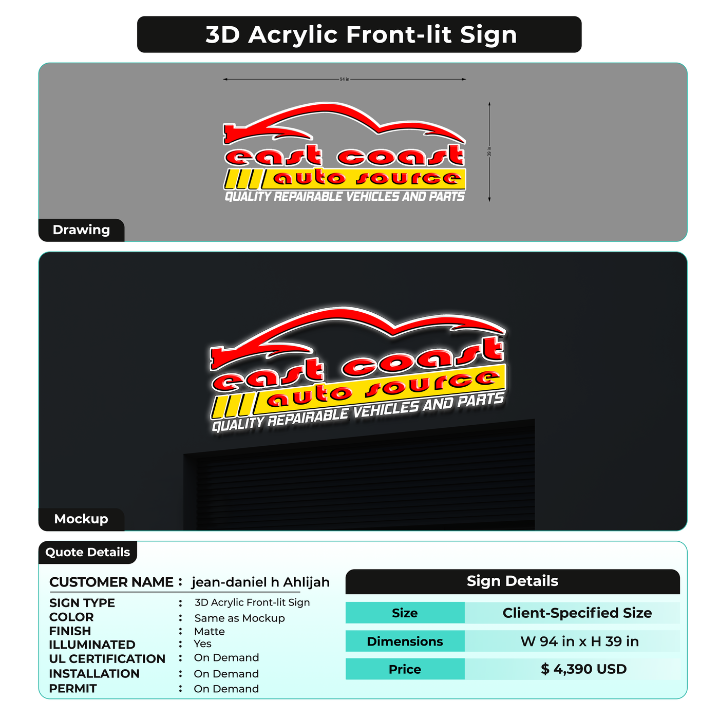 Custom Signs For jean-daniel h Ahlijah