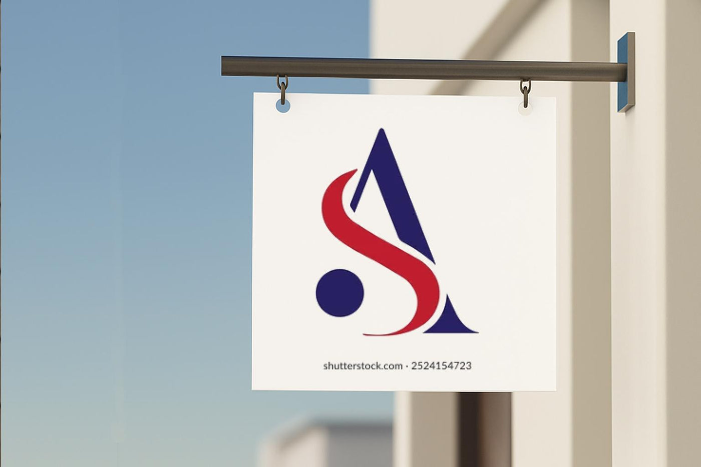 Custom Blade Sign Medium Mockup #5677