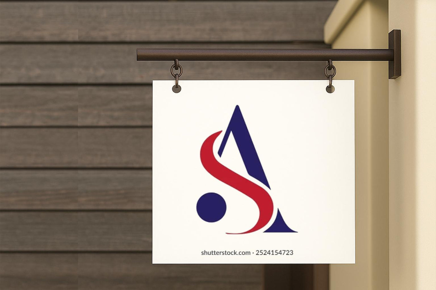 Custom Blade Sign Large Mockup #43602