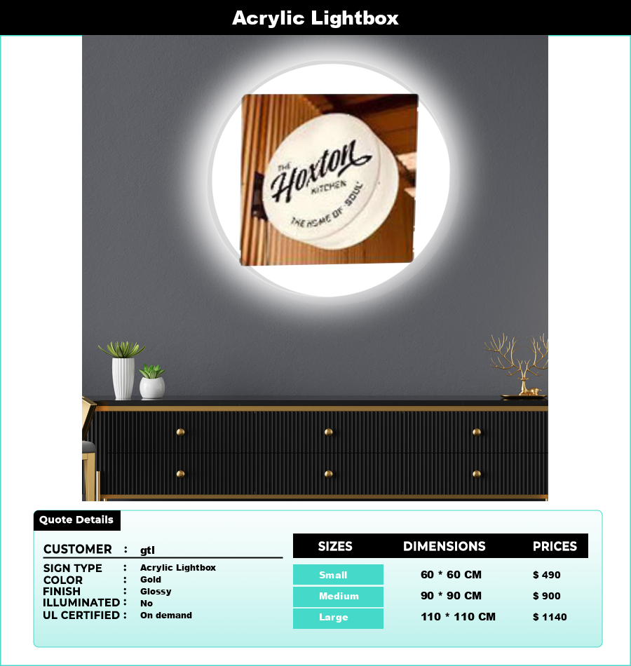 Signage Mockups for gtl