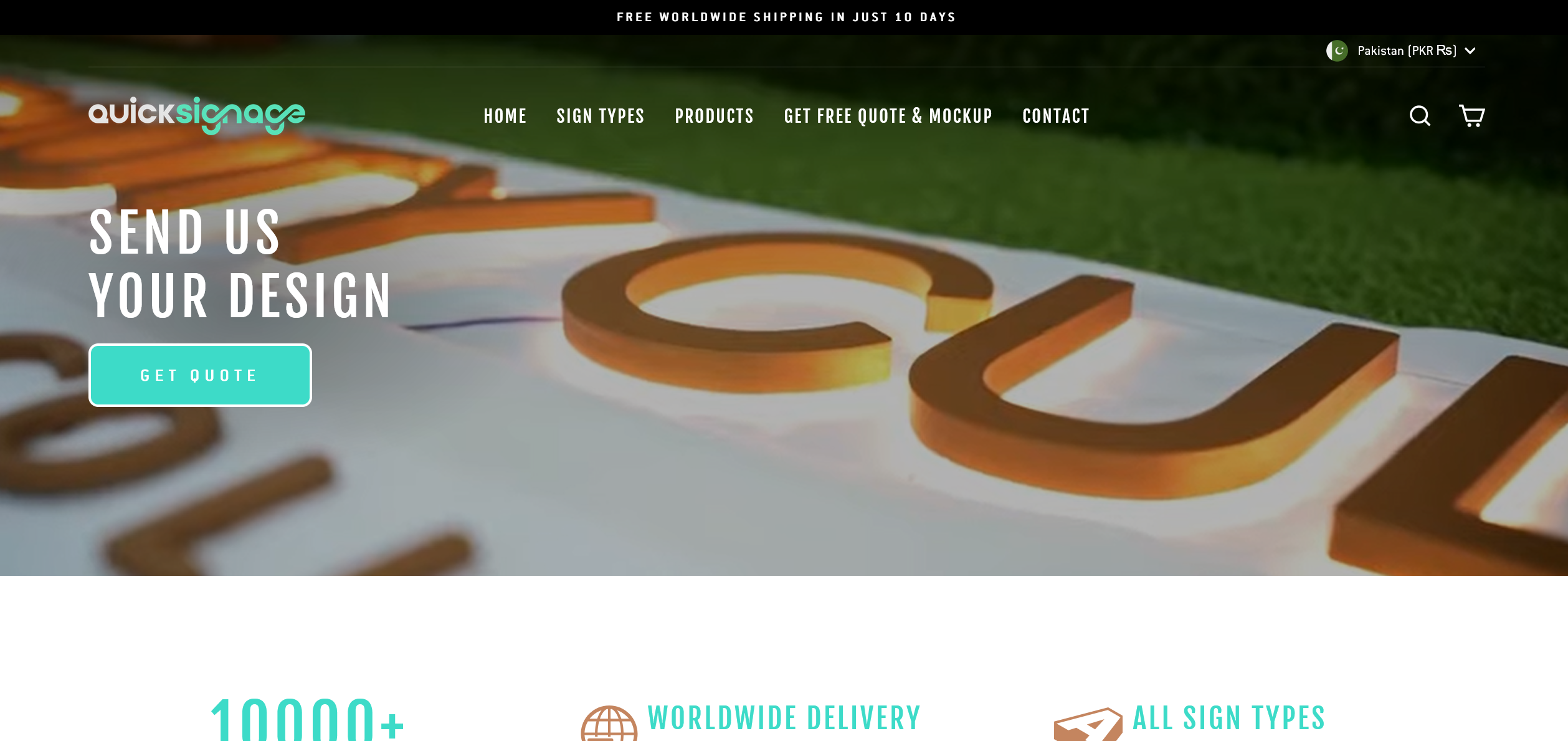 Signage Designs for First Standard Construction – QuickSignage.com